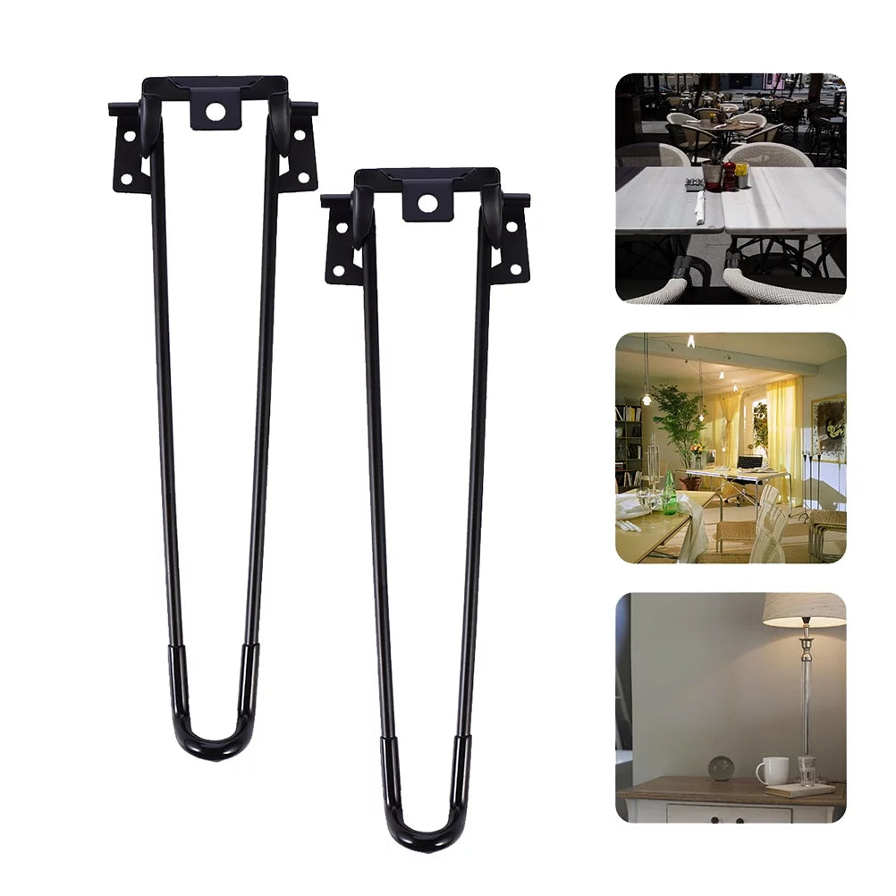 Black Folding Table Legs N620953