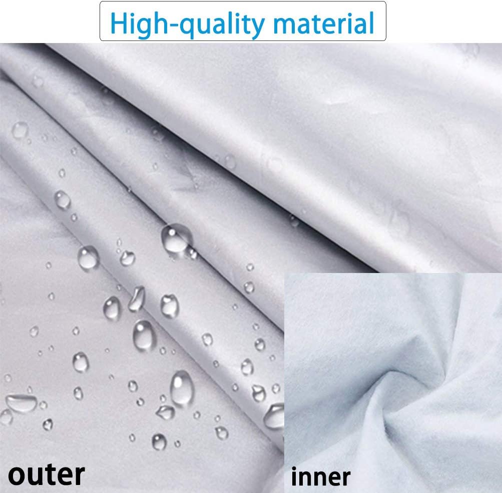 Half Car Cover with Cotton Waterproof Dustproof UV Resistant Snowproof Universal D655