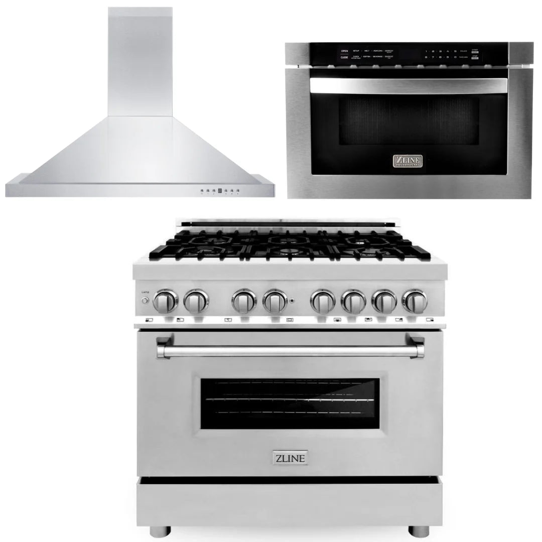 36 Range, 36 Range Hood, Microwave Drawer D947706