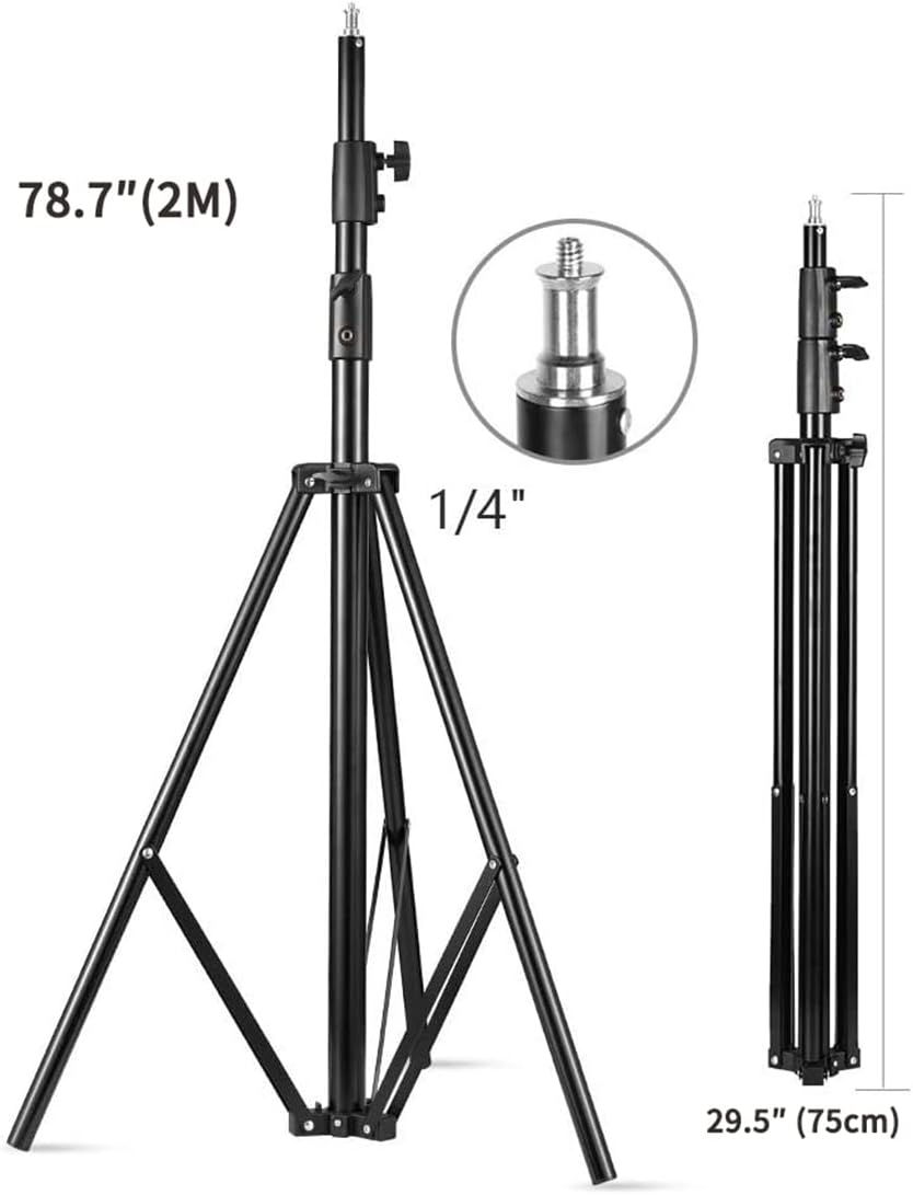 2-Pack 800Ws Photo Studio Strobe Flash Monolight Kit with Light Stands, Reflectors, Barndoor Kits T619055