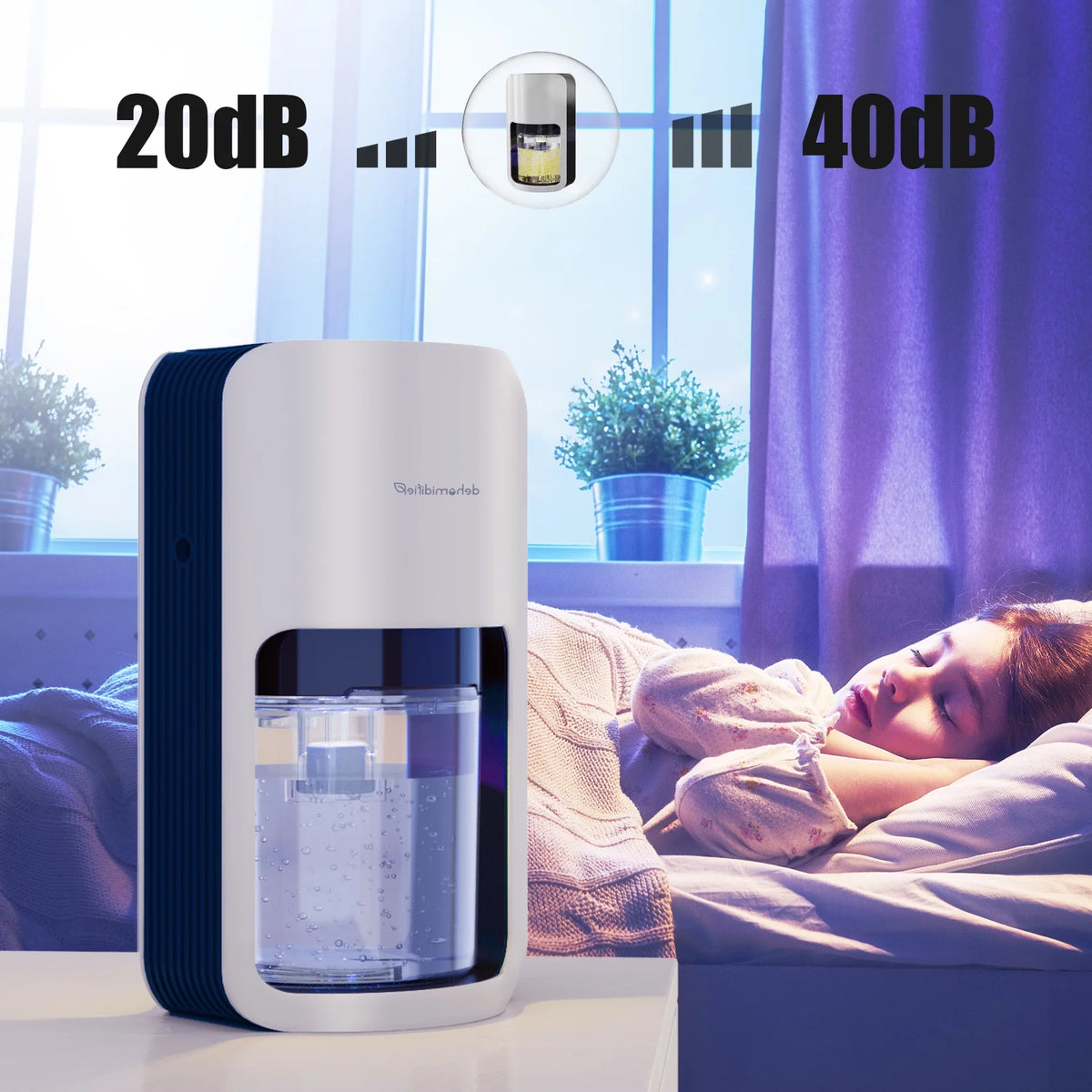 1200ML Portable Quiet Dehumidifier P780012