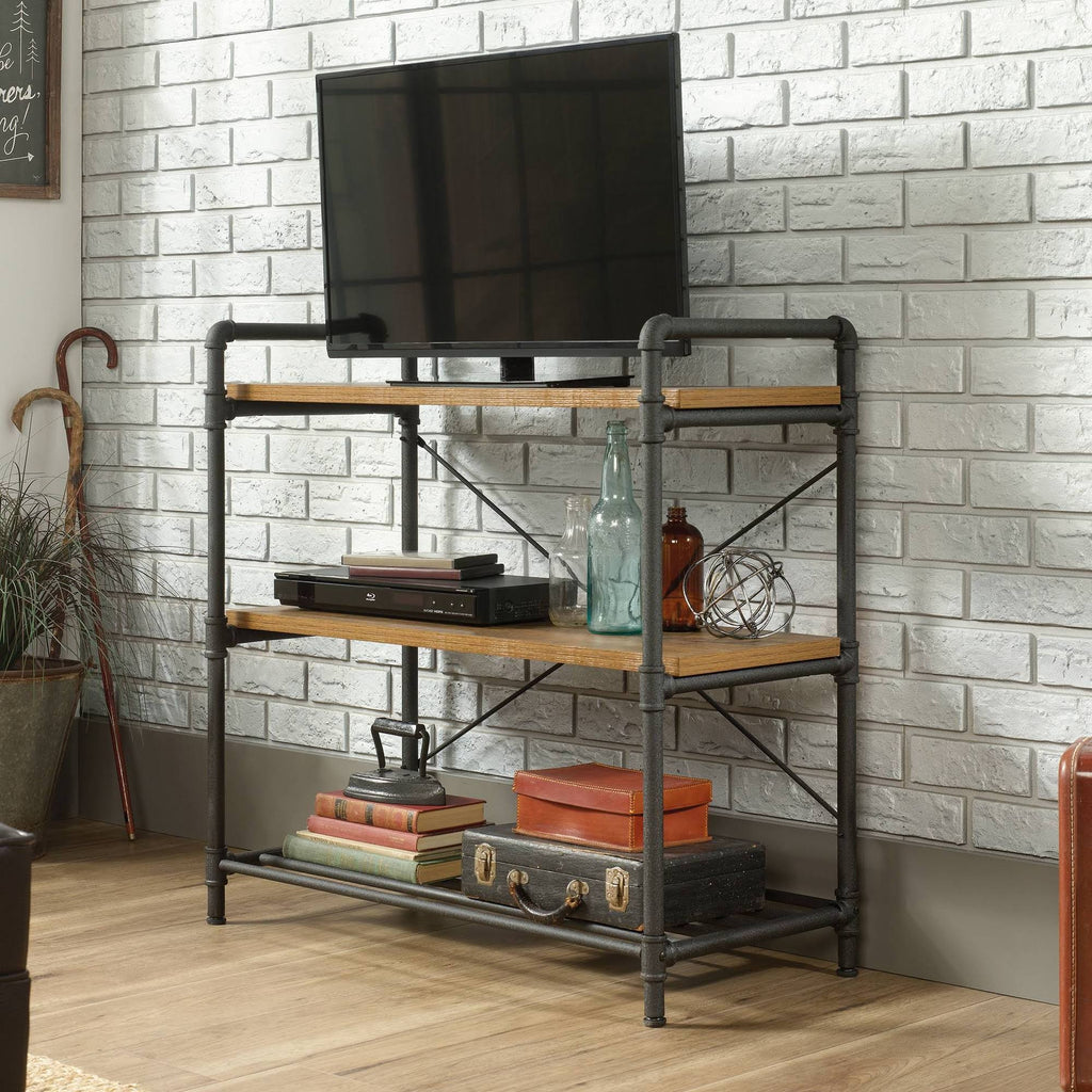 Checked Oak Console Table A42442