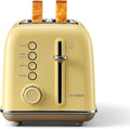 Retro Stainless Steel Toaster with Extra Wide Slots S556986