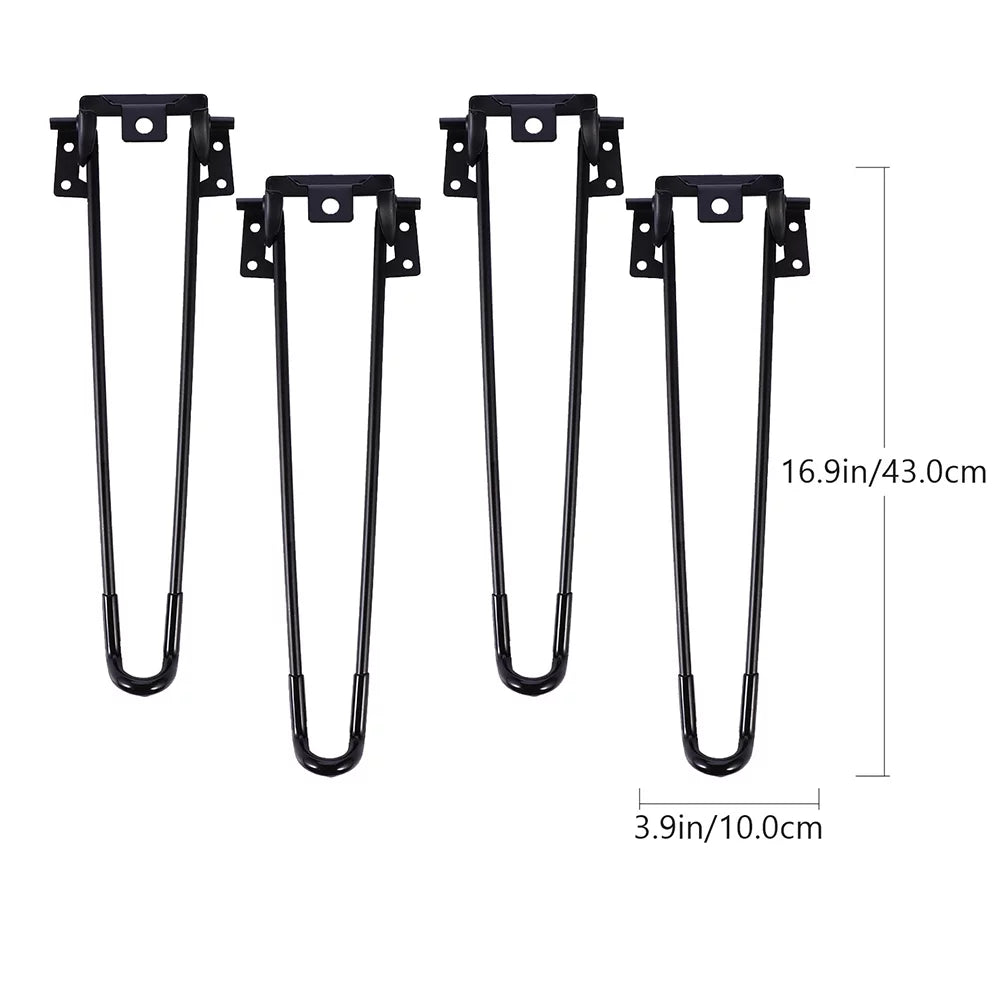Black Folding Table Legs N620953