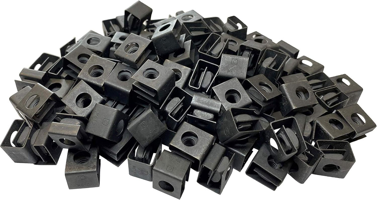 M6 Slide-on Cage Nuts 100 Pack N989655