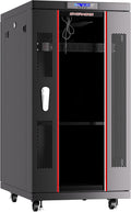 18U 32 Inch Deep Server Rack Cabinet on Casters U388851