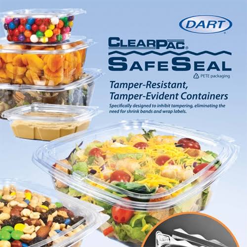 Clear Container, 48 oz, 200/Case E50701