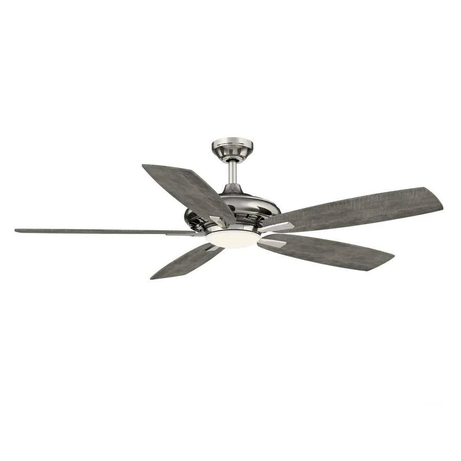 52x22 Pewter LED Indoor 5-Blade Fan with Remote L122