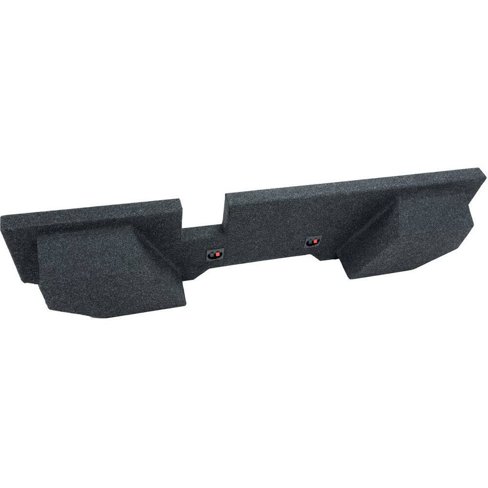 Dual Upfire Enclosure for Dodge Ram Quad Cab 2002 u0026 Up (12 inch) L90273