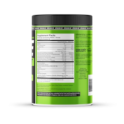 Pre-Workout with Beta-Alanine, Creatine & Caffeine, 22 Servings G68825