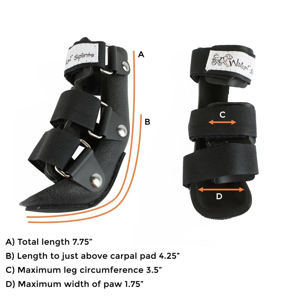 Dog Front Leg Splint with Foam Inserts J456