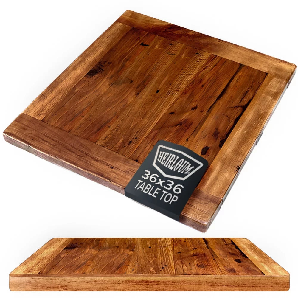 Reclaimed Wood Table Top 36" x 36" G8591
