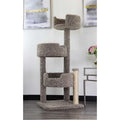 Real Wood Carpeted Cat Tree W78922