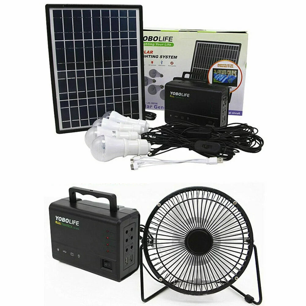 Portable Solar Panel Power Generator Kit C386313