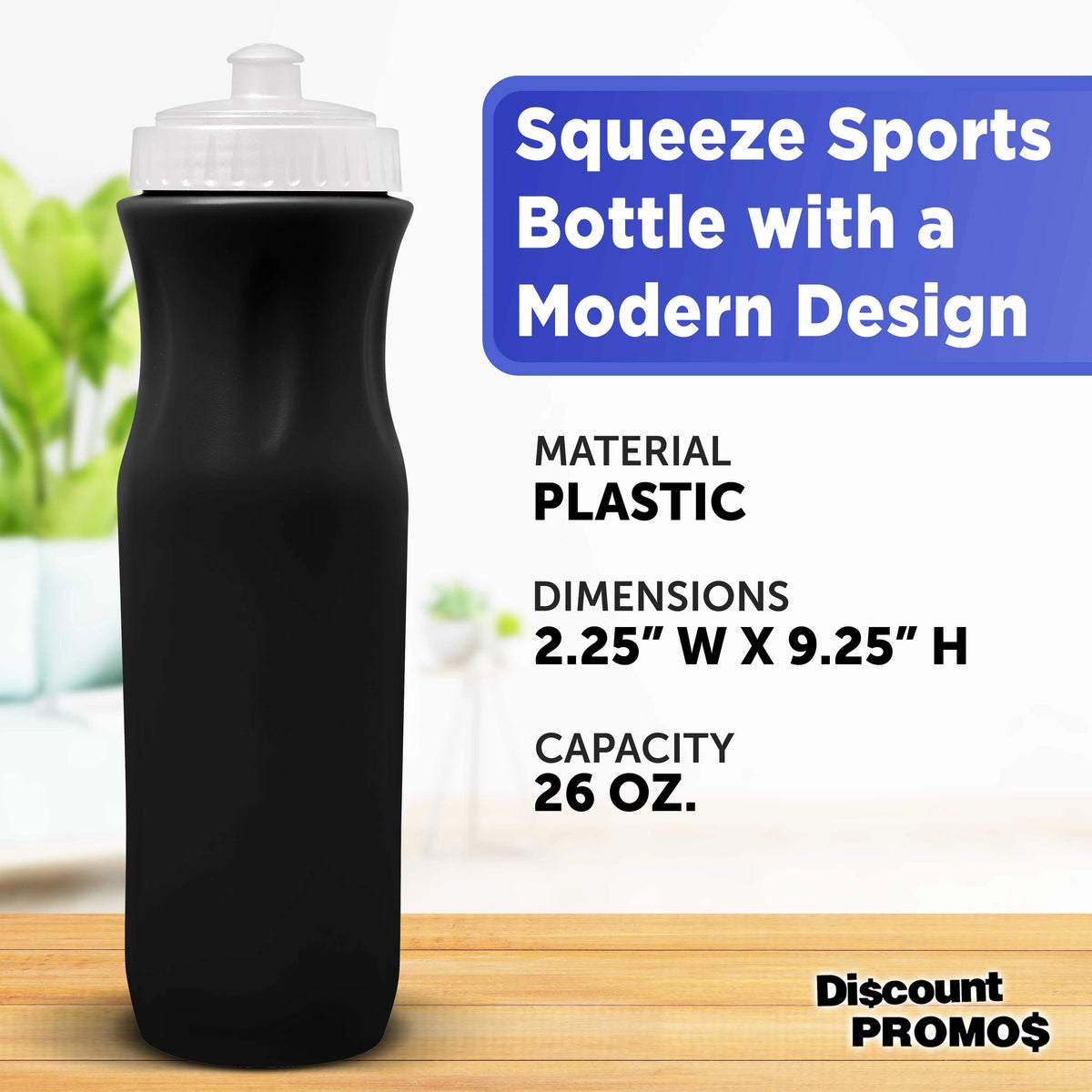 26 oz Plastic Water Bottles Set of 10 F61941