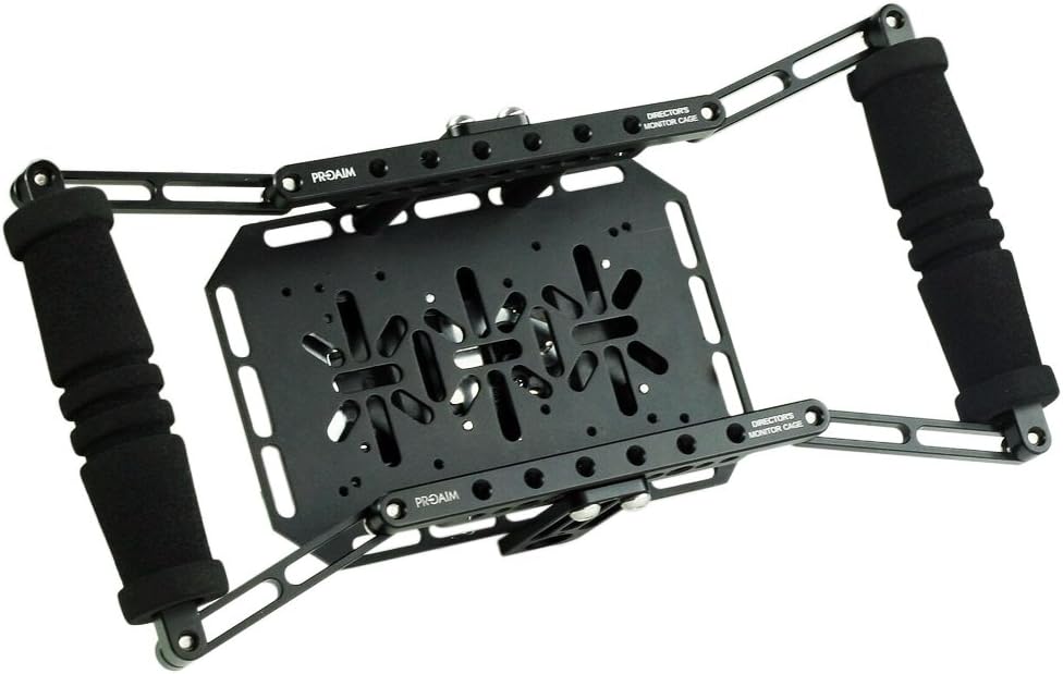 Monitor Cage for 4 to 7 LCD Monitor Display with V-Mount Battery Plate M92989