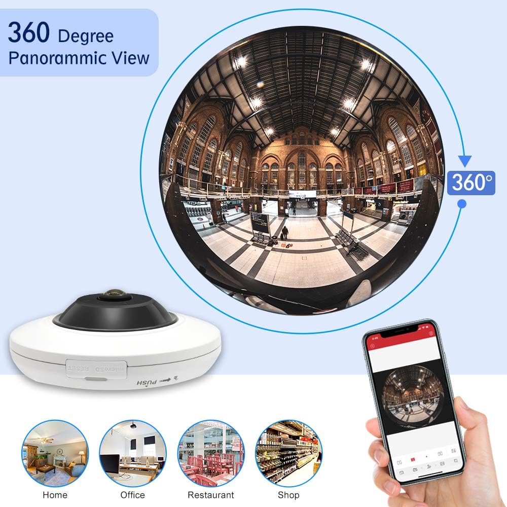 5 MP Fisheye Dome POE IP Camera A240