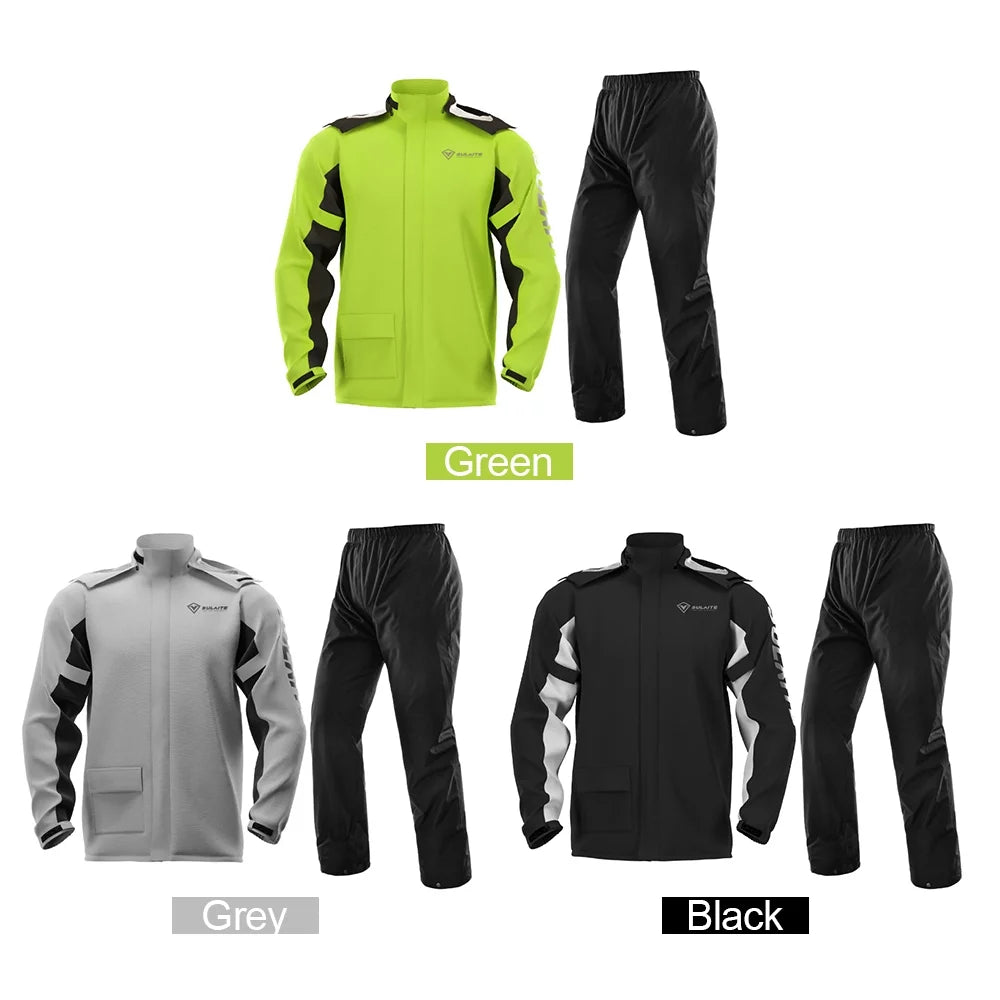 Waterproof Rain Coat Pants Set with Shoes Cover T640314