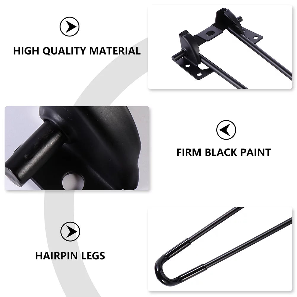 Black Folding Table Legs N620953