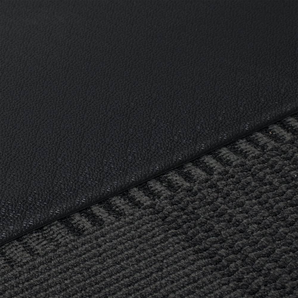 Black Vinyl Carpet Protection Runner Mat, 60 ft Roll N8480