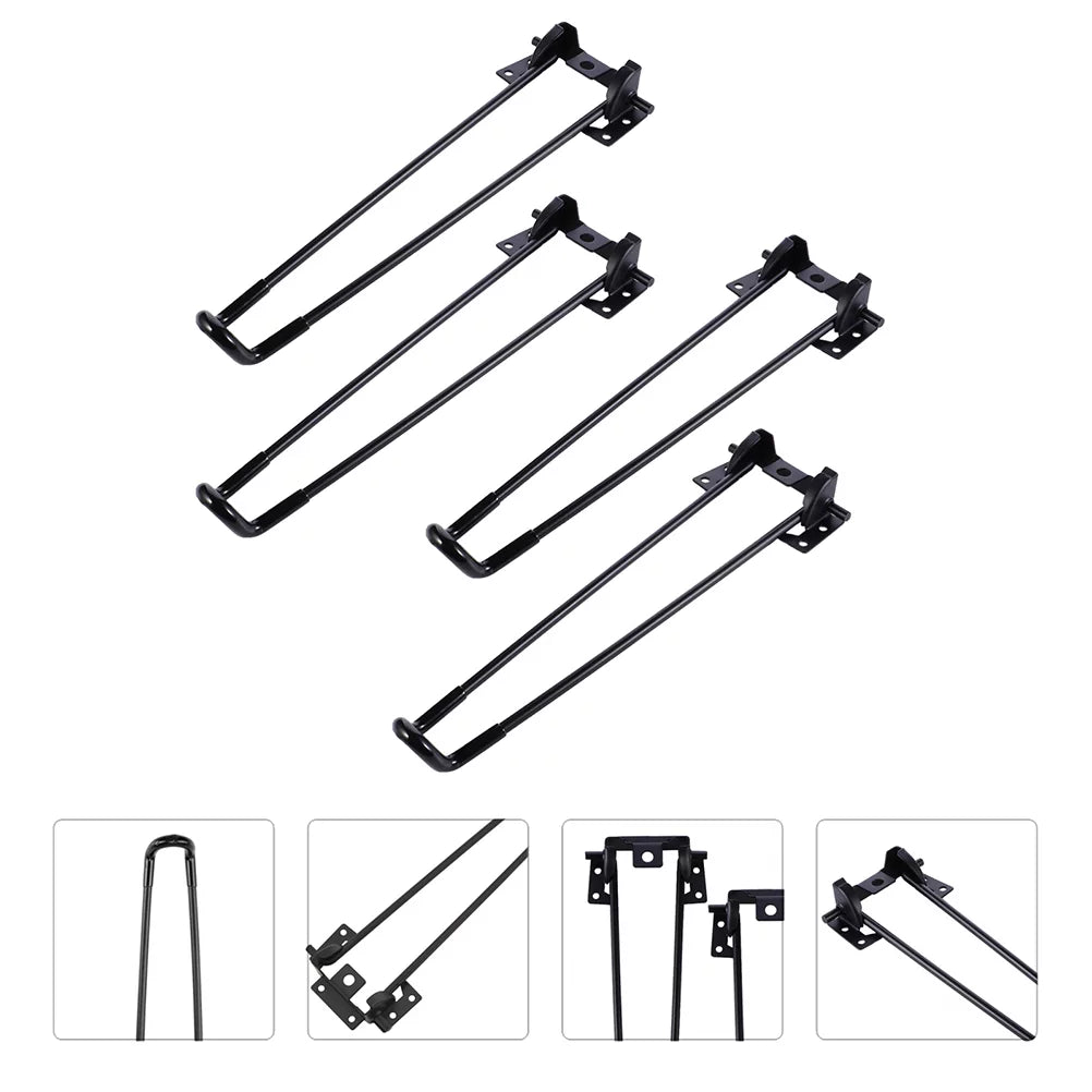 Black Folding Table Legs N620953