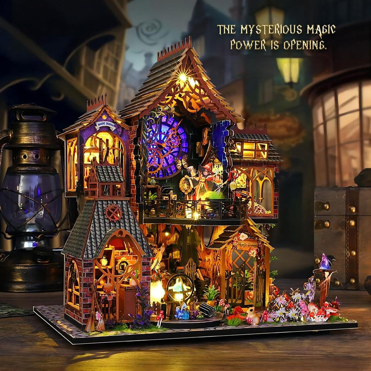 Miniature House Kit with Dust Proof Cover & Small Tools M865463