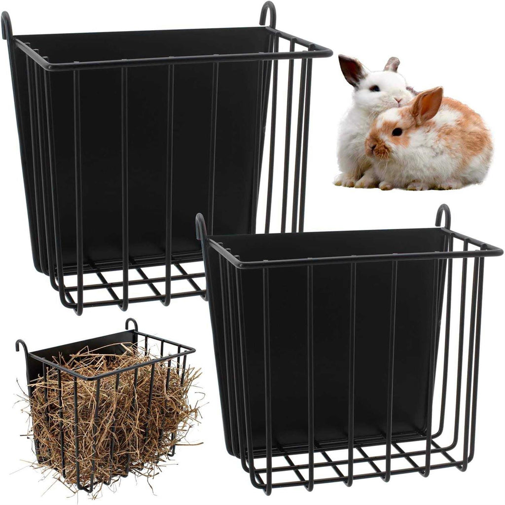 2PCS Rabbit Hay Feeder with Metal Frame F492