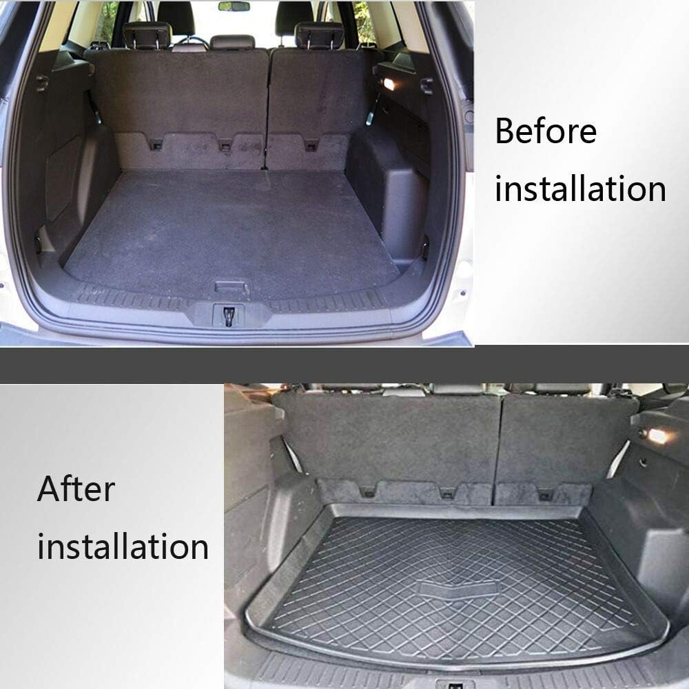 Trunk Cargo Mat Compatible with Ford Escape 2013-2019 Pack of 2 D986946