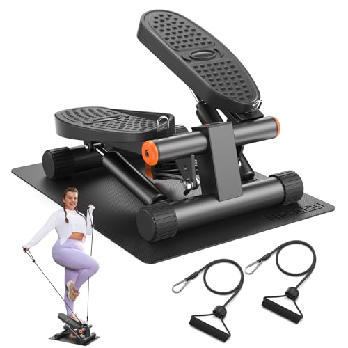 Mini Stepper with Resistance Bands and LCD Monitor P8757