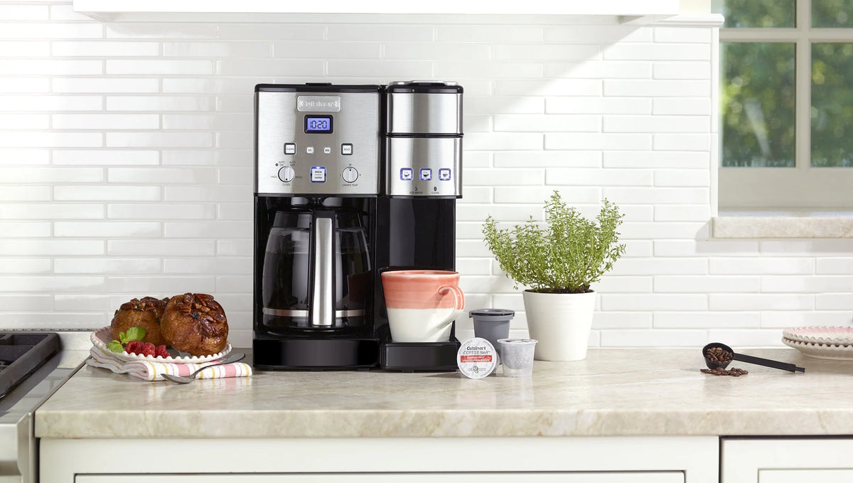 12 Cup Coffeemaker and Single-Serve Brewer H8833