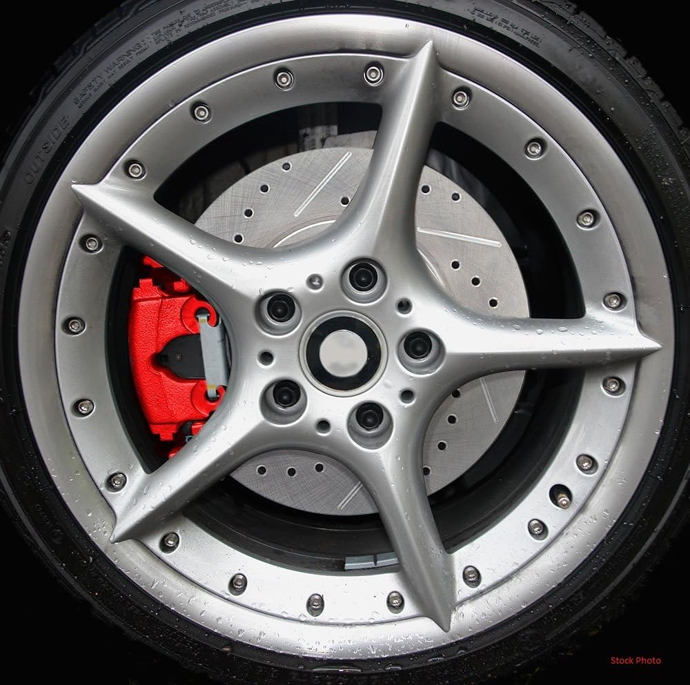 Red Semi-Loaded Calipers and Ceramic Pads Brake Kit J67519