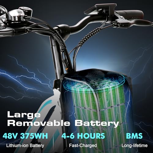 26" 500W Electric Bike with 48V Removable Battery S703867