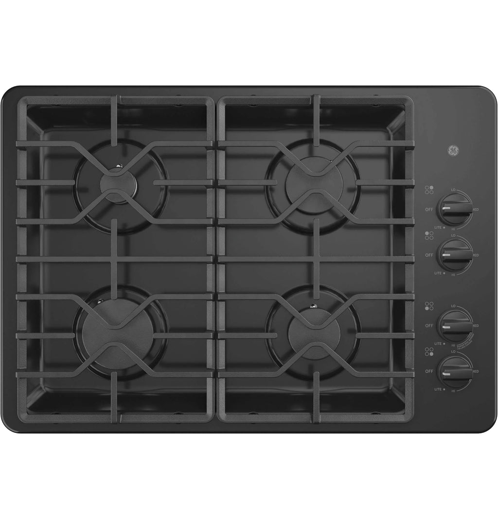 Black 4 Burner Gas Cooktop R277