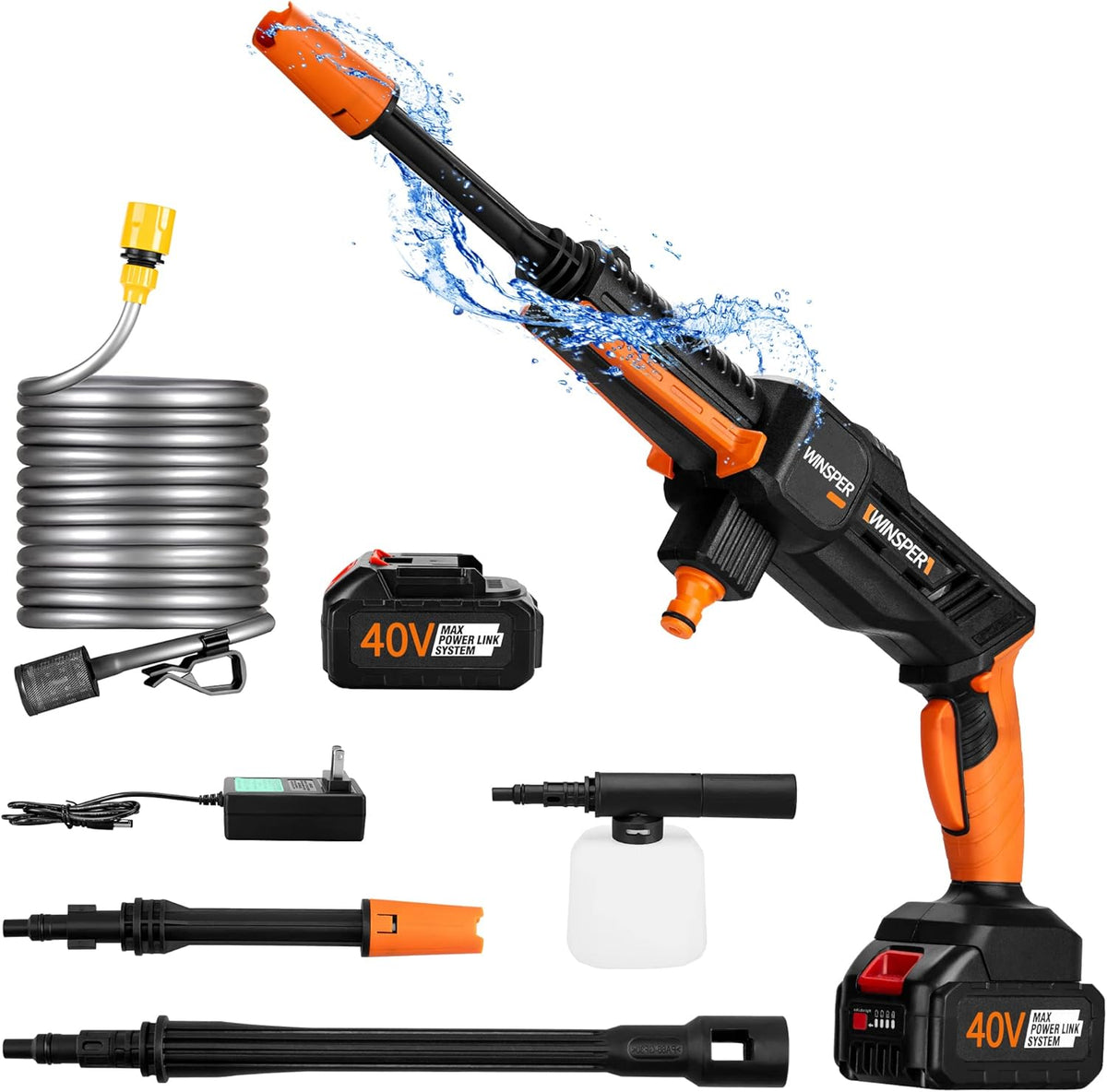 Cordless Pressure Washer 15AH 1160 PSI 20V O63903