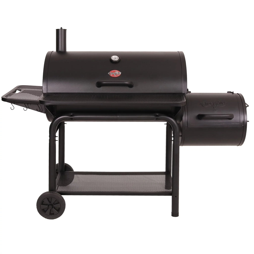 Charcoal Grill and Offset Smoker S906
