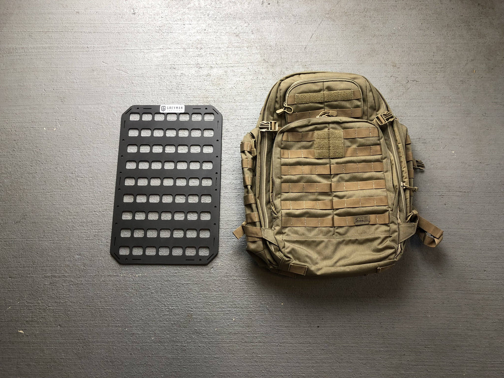 Black 12.25 x 19 Rigid Molle Panel H3563