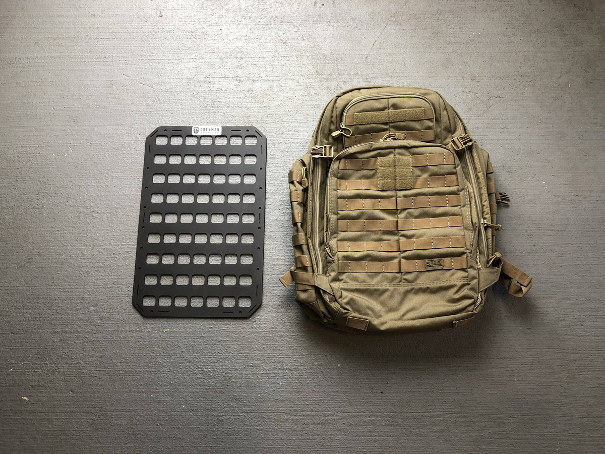Black 12.25 x 19 Rigid Molle Panel H3563