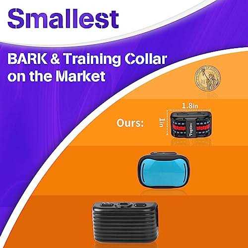 Smallest Lightest Anti Bark Training Collar for Small Dogs 5-15lbs C8816