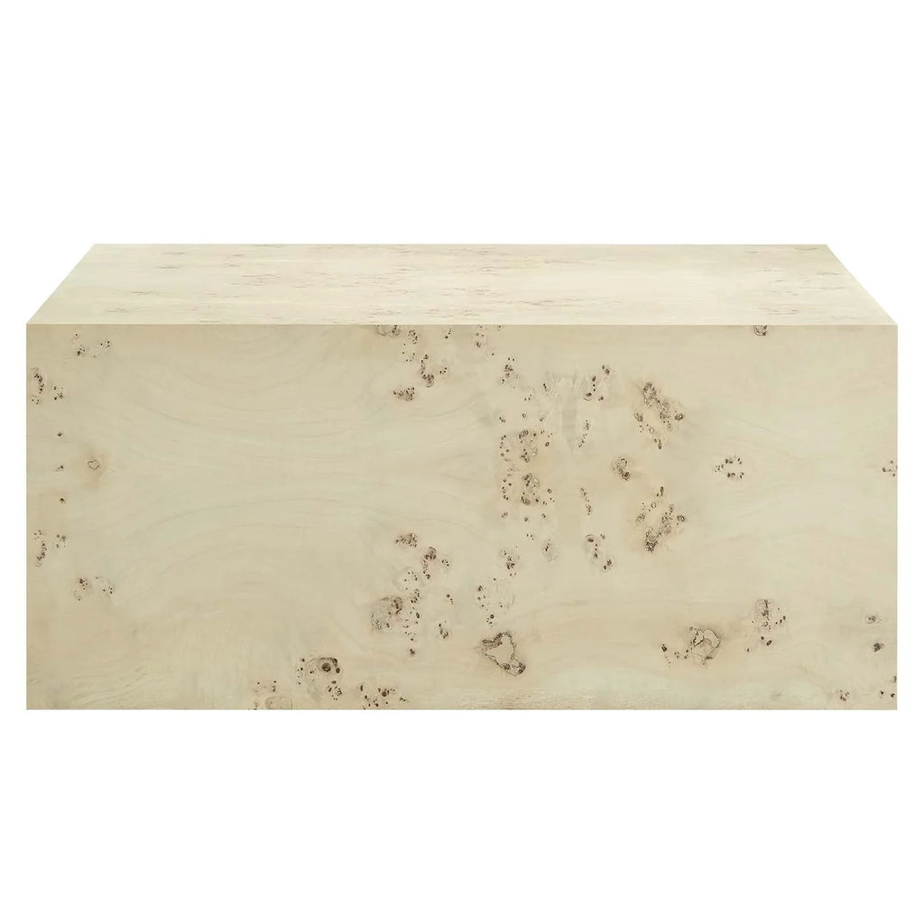36" Square Burl Wood Coffee Table G767558