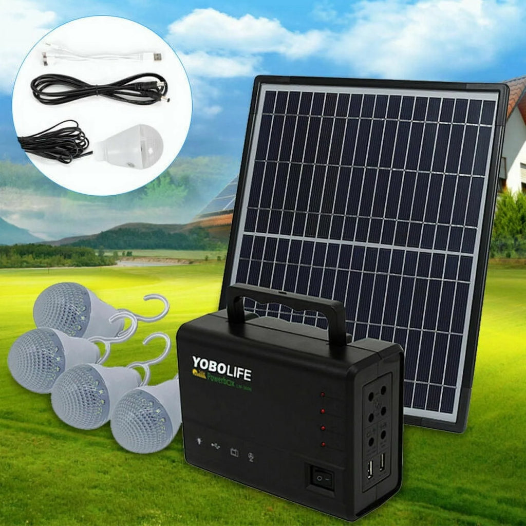 Portable Solar Panel Power Generator Kit C386313