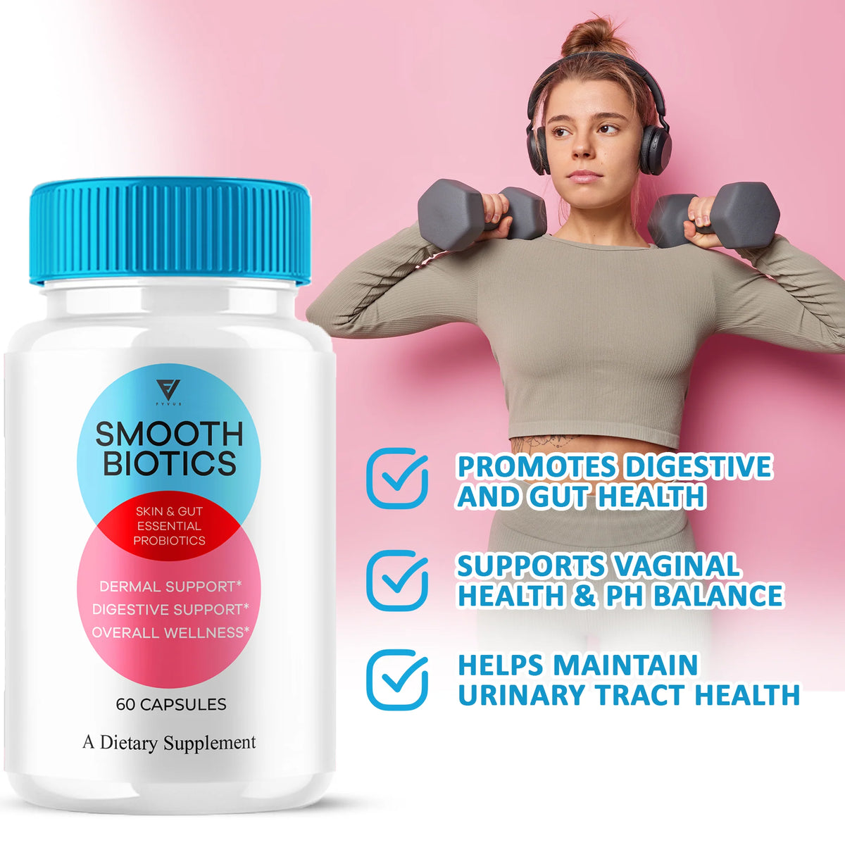 Smooth Biotics Capsules K22639