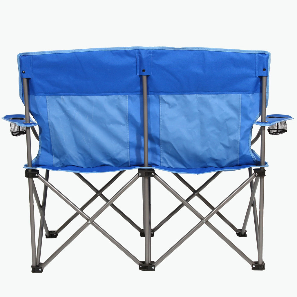 Blue Double Folding Lawn Chair W2971