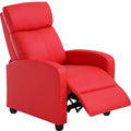 Brown Leather Recliner Chair with Lumbar Support O99817