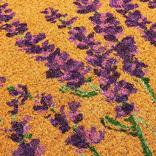 Lavender Coir Door Mat 17x30 inches P11821