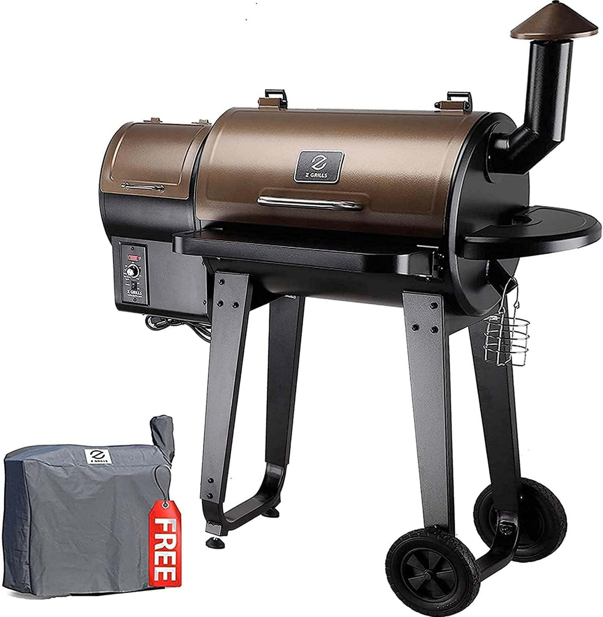 Bronze Wood Pellet Grill & Smoker F65646