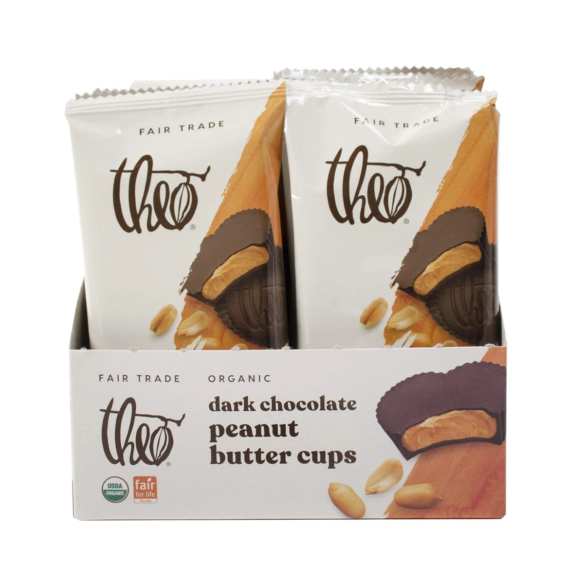Organic Dark Chocolate Peanut Butter Cups 12 Pack W27446