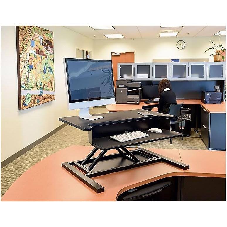 Black Standing Desk Converter X3063