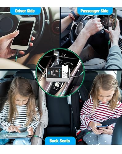 300W DC 12V to 110V AC Car Power Inverter with USB-C & USB-A L6946
