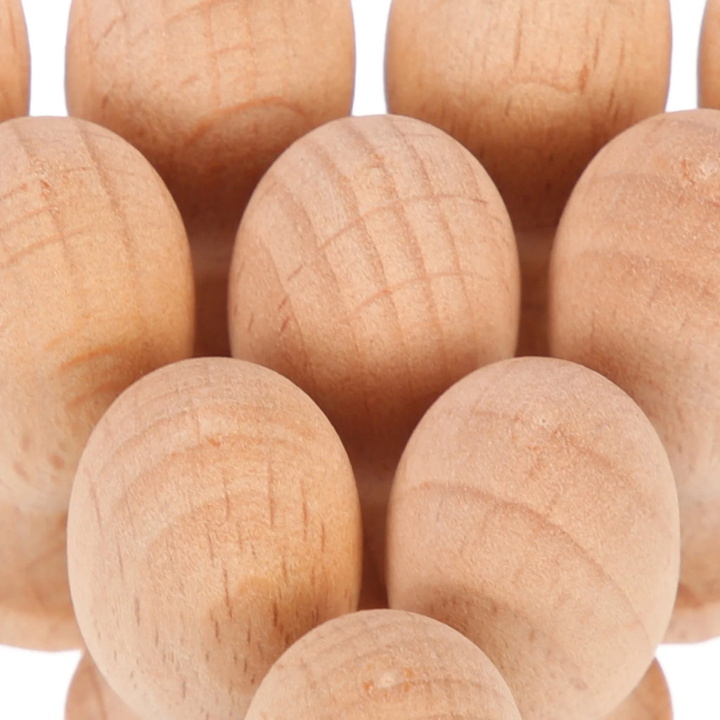 20 pcs Unfinished Wooden Peg Dolls Q6939