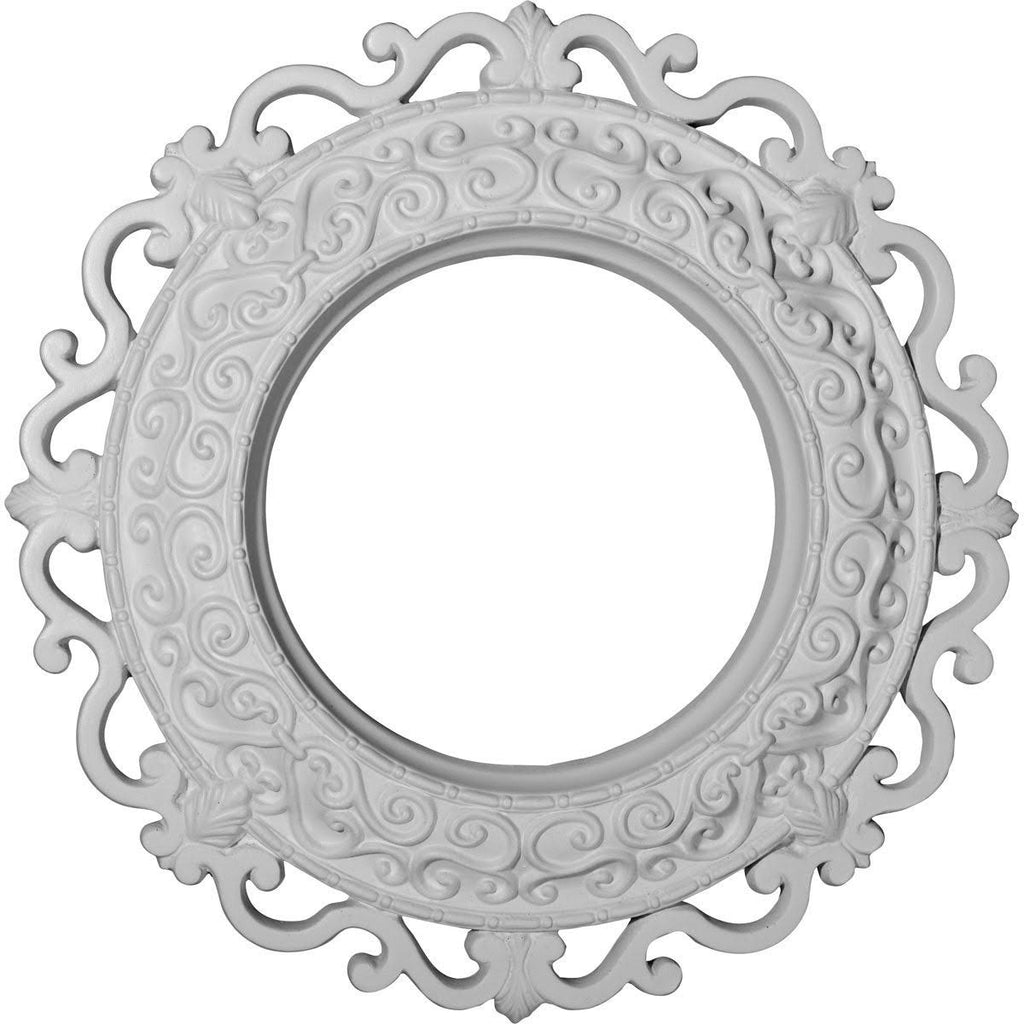 Hand-Painted Copper Penny Ceiling Medallion F6174